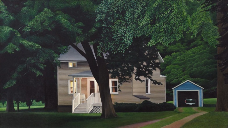 Elizabeth Livingston, Night Fell oil on canvas 26 ”x 46” 2014