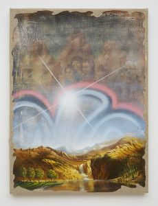 Peter Daverington, Solar Flare over the Mountains (Bierstadt in New York), 2015